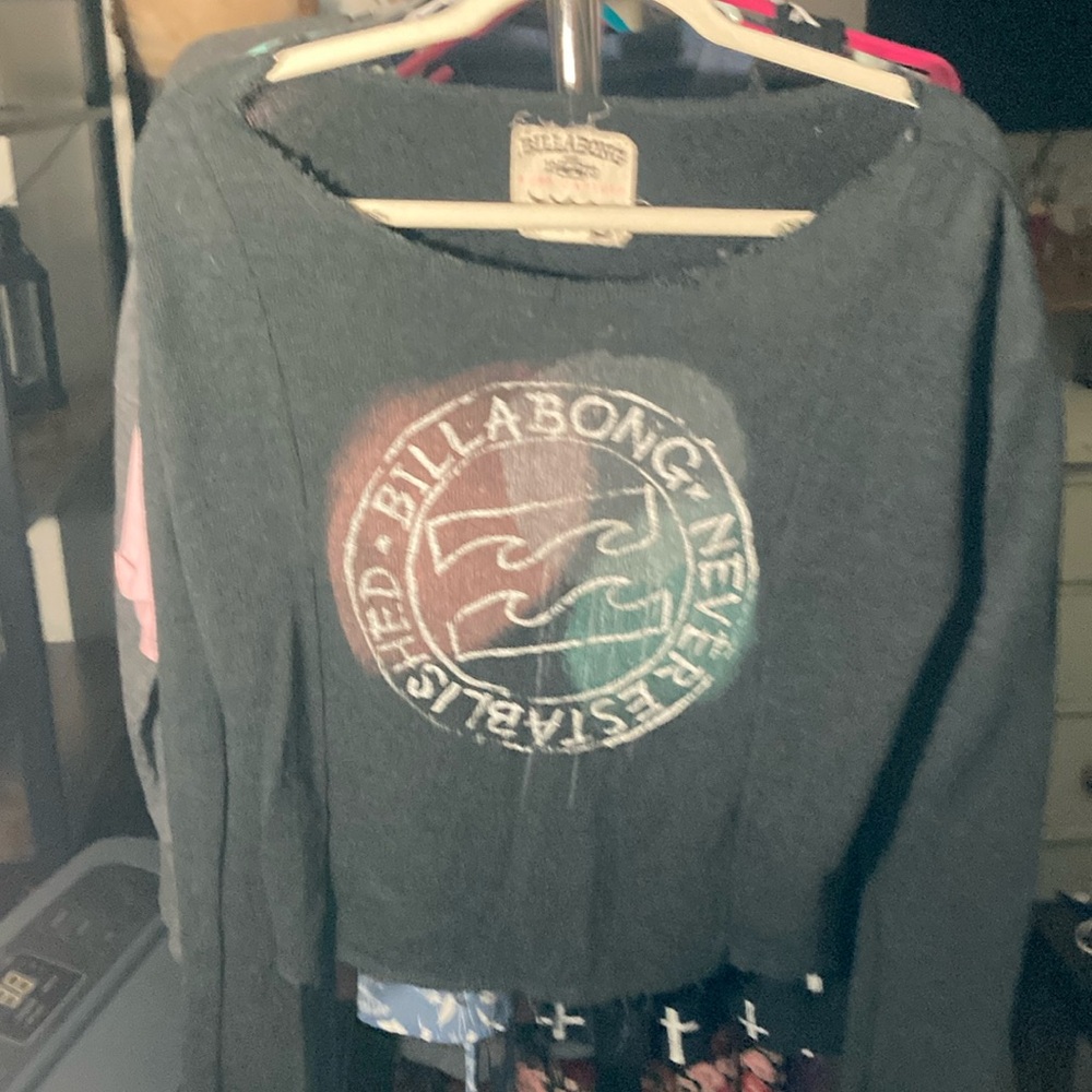 Billabong Black Graphic Women's Sweater